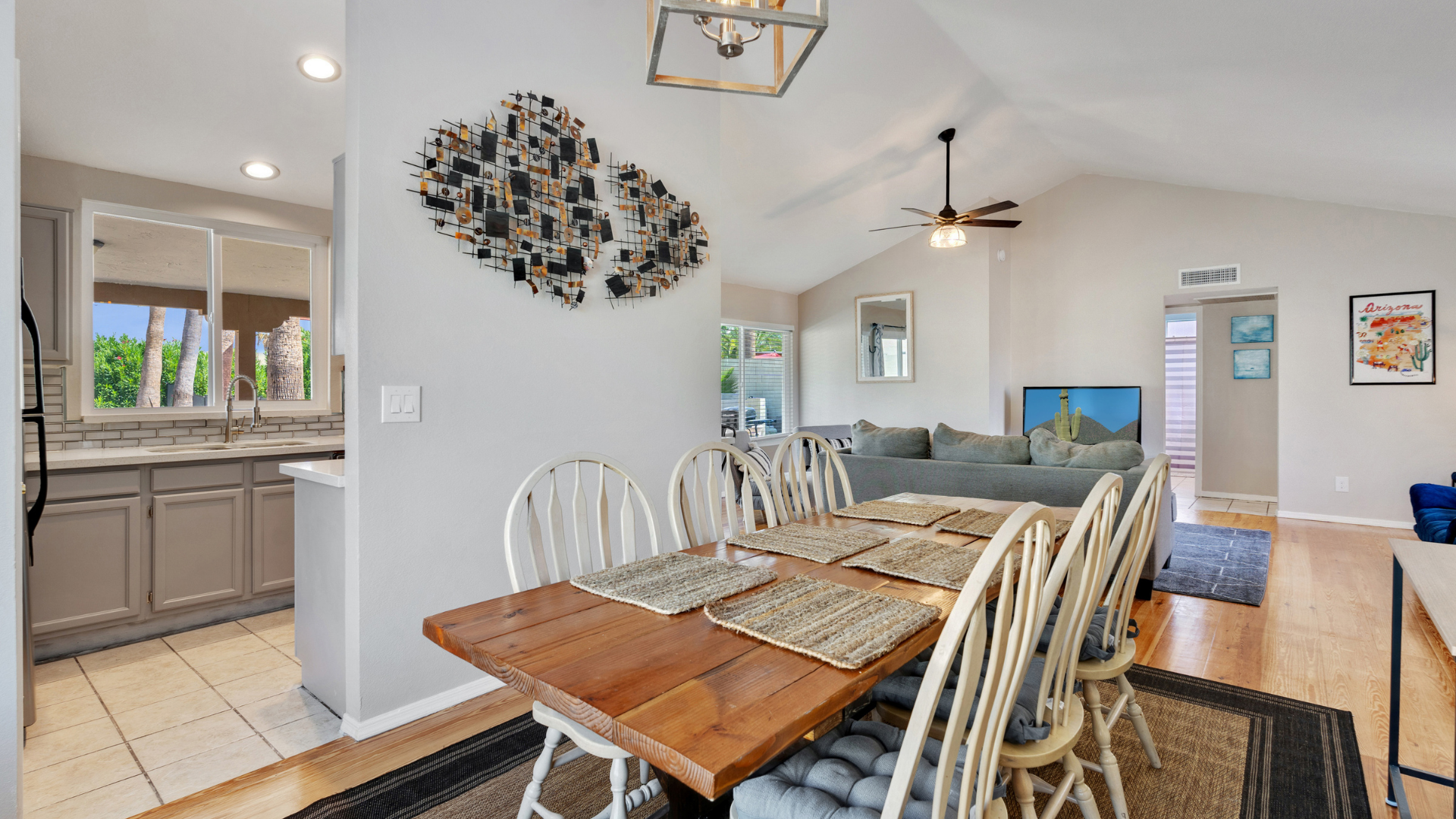 Dining Area with Table and Chairs